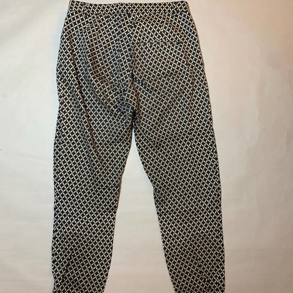 H&M Blue White Printed Pants Size 2 - Picture 7 of 7